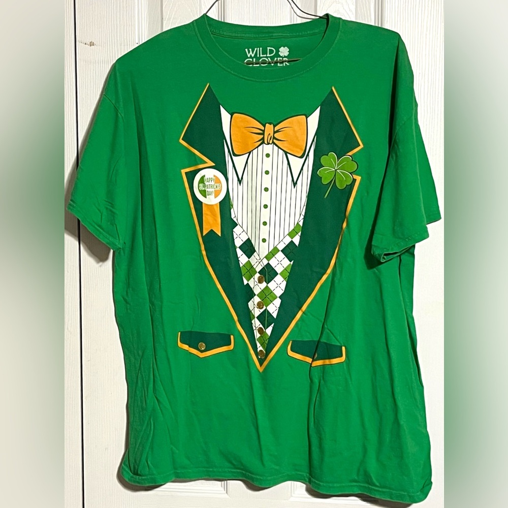 Green Tuxedo Graphic Tee